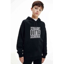 Tshirthane Pubg Straıght Outta Sosnovka Baskılı Unisex Çocuk Kapüşonlu Sweat (534657131)
