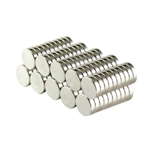 Yuvarlak Neodyum Mıknatıs Magnet - 12 Mm Çap - 2 Mm Kalınlık - 4 Adet