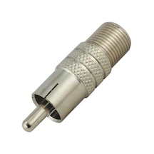 Ayt F Konnektör Dişi Rca Erkek Konnektör Rca Soket Ucu