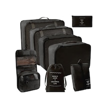 8 Parçalı Seyahat Bavul Organizatör Organizatör 04 Çok Renkli