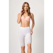 Angbutik Beyaz Mı 3004 Soft Uzun Paça Dantel Boxer