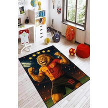 Sarı Şampiyon Aslan 5 Yıldız Kaymaz Taraftar Halısı Vh143n11 Sarı - Kırmızı