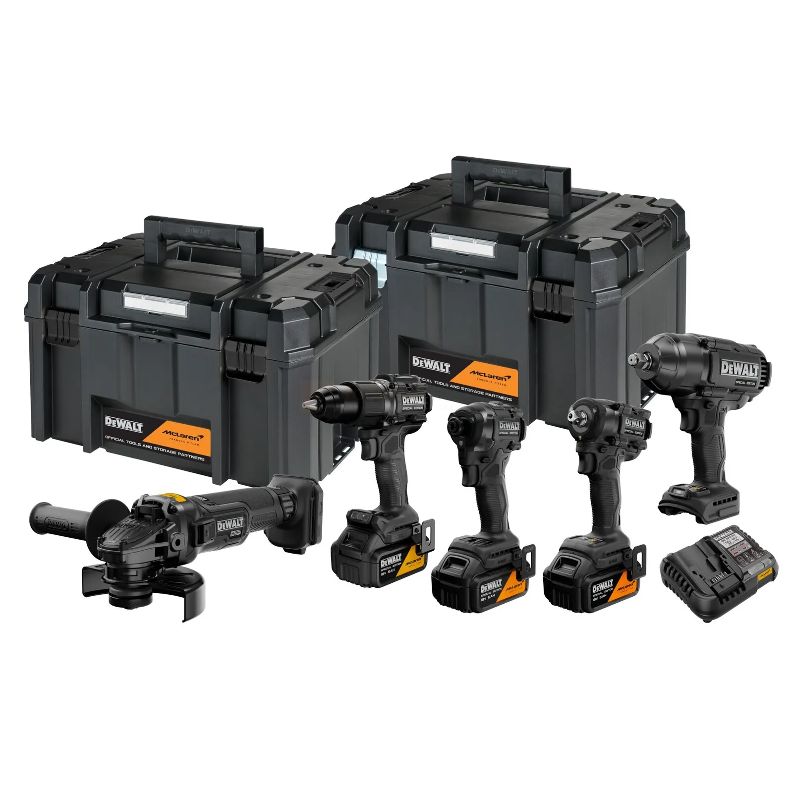 Dewalt DCK5222MP3T-QW  3x5AH 18V Mclaren 5'li Akülü Profesyonel Set