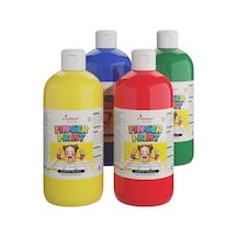 Ana Renkler Parmak Boyası 4'lü Set 4x500gr 12