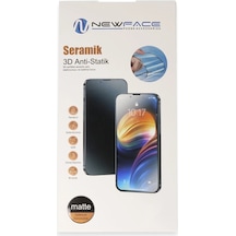 Newface - 544 - Xiaomi Redmi 13c 3d Antistatik Mat Seramik Nano - Edntrend - Ekran Koruyucu