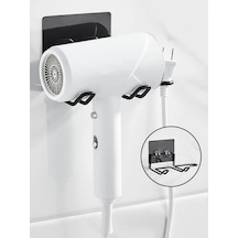 Kastly Kendinden Yapışkanlı Banyoda Duvara Monte Saç Kurutma Makinesi Tutucu 151851516 Siyah