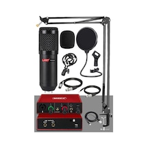 Karın Bölgesix Glx Paket-2 Bm800 And Mikrofon Ses Kartı + Stand Set