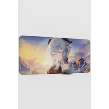 Ganyu Genshin Impact Anime Gacha V3 - 90x40 Xxl Gaming Mouse Pad Fare Altlığı