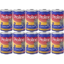 Pro Line Okyanus Balıklı Yetişkin Kedi Konservesi 10 x 395 G