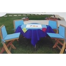 Taç Kristal Bahçe Seti (garden Set) V7-lacivert-açık Mavi