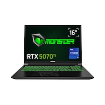 Monster Tulpar T6 V3.7.5 Intel Core i9 13900HX 32 GB 1 TB SSD 12 GB RTX 5070 Ti 16" QHD W11H Oyuncu Dizüstü Bilgisayarı
