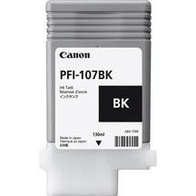 HP Canon PFI-107BK Black Plotter Kartuş IPF770-775 Siyah