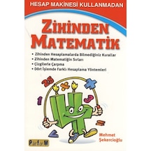 Zihinden Matematik - Mehmet Şekercioğlu - Platform Yayınları