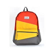 Fossil Unisex Çok Gözlü Günlük Seyahat Okul Sırt Çantası Turuncu 9507