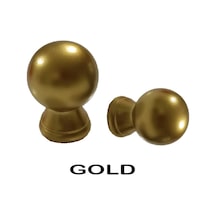 Perdemix Ahşap Rustik Top Başlık 2 Adet Gold
