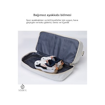 Çok İşlevli, Islak Ve Kuru Ayırma Özelliğine Sahip Su Geçirmez Seyahat Çantası Siyah