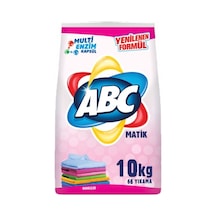 ABC Matik Toz Çamaşır Deterjanı Renkliler İçin 66 Yıkama 10 KG