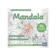 Çiçeklerin Huzurlu Dünyası Mandala Maxi Yayıncılık