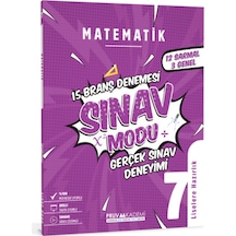 7. Sınıf Matematik Sınav Modu 15 Deneme -  Pruva Akademi
