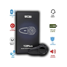 Scs T2 Plus Bluetooth Ve Intercom 8 Kişi Bağlantılı