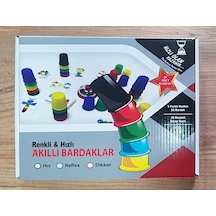 Hızlı Süper Bardaklar Pratik Akıllı Bardaklar Eğitici Zeka Oyunu