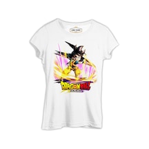 Dragon Ball Daima Yıldız Beyaz Bayan Tshirt 001