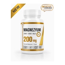 Vitality Nutrition 60 Kapsül Magnezyum Sitrat + Taurat + Malat + Vitamin B6