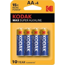 Kodak 4 Adet Max Super Alkalin Kalem Pil - 30952867