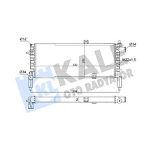 Kale 363825 Motor Radyatoru 1300016 1302016 90009097