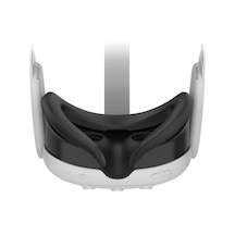 Wolmtt Meta Quest 3 Vr Silikon Göz Maskesi Ter Önleyici Koruyucu Kapak - Siyah
