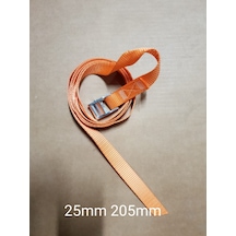 Motosiklet Atv Yük Ve Eşya Bağlama Kilit Sistem Ayarlı Kayış 10Lu 25Mm X 205Cm