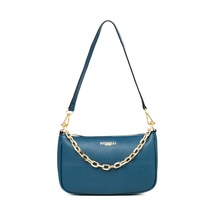 D43 Teal Çapraz Çanta Kadın Nıves Piumelli Milano Bag D43 Teal