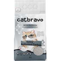 Catbravo Aktif Topaklaşan Bentonit Kedi Kumu 5 L