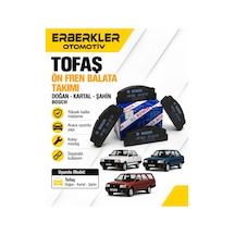 Tofaş Doğan Kartal Şahin Uyumlu Bosch Ön Fren Balata Takımı - Erb498