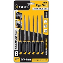 Sgs 6 Parça Mini Eğe Seti 4 160 Mm Sgs1357