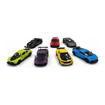 8.5cm 1:64 Kapıları Açılan Spor Çekbırak Araba