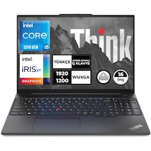 Lenovo ThinkPad E16 Gen 1 21JQS1TTZX022 i5-1335U 24 GB 1 TB SSD 16" W11P WUXGA Dizüstü Bilgisayar