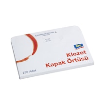 Aro Klozet Kapak Örtüsü 250'li - Hijyenik Ve Pratik Çözüm 6'li Avantaj Paketi - 6 Adet Tarı Beyaz