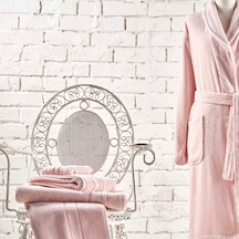 Linens Soft Pamuk Bornoz (530187491)-Pudra