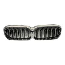 Autogp Bmw G30 Lci M5 Ön Panjur Izgara Böbrek Silver 2020+ Tk 31-05-g30.2-m5-sil