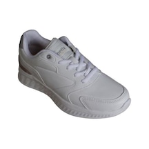 Kinetix Kadın Beyaz Cilt Comfort Taban Sneaker Yürüyüş Spor Ayakkabı Beyaz