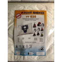 Arçelik Uyumlu Süpürge S 6255 C Bez Toz Torbası 20 Adet (150368064)
