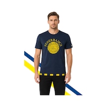 Fenerium Erkek Tribün Tek Renk Logolu T-shirt Lacivert
