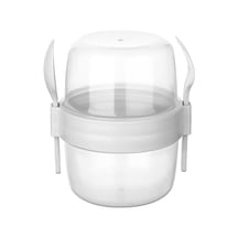 Emilahome Take'n Go 800 Ml Beslenme Kabı &yoğurt Kabı & Mama Kabı Gri - 868440748 Gri