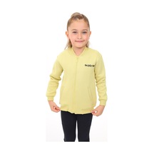 Toontoy Kız Çocuk Kolej Yaka Fermuarlı Cepli Düşük Omuz Nakış Baskılı Örme Hırka - 2 İplik Şardonlu Açık Yeşil Toontoy Kız Çocuk Kolej Yaka Fermuarlı Cepli Düşük Omuz Nakış Baskılı Örme Hırka - 2 İplik Şardonlu Açık Yeşil