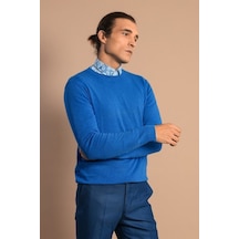 Bisiklet Yaka İndigo Triko 001 Bisiklet Yaka İndigo Triko 001