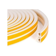 Kapı Pencere Kauçuk Izolasyon Bandı / Fitili Beyaz 2X5=10 Metre