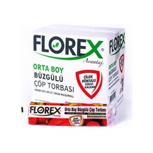 Florex Büzgülü Çilek Kokulu Orta Boy Çöp Torbası - Koli