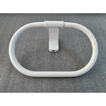 Tema Premium Yuvarlak Havluluk Beyaz 71008-3