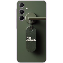 Samsung Galaxy A35 Uyumlu Not Disturb Baskılı Silikon Kılıf Renkli